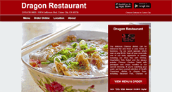 Desktop Screenshot of dragon-restaurant.com